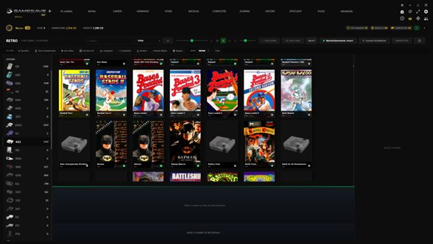 GameSave Retro library